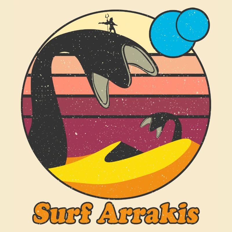 Surf Arrakis Rétro Graphique