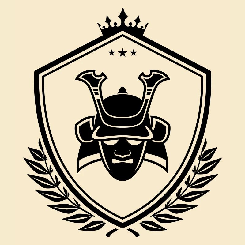 Samurai Helm wappen