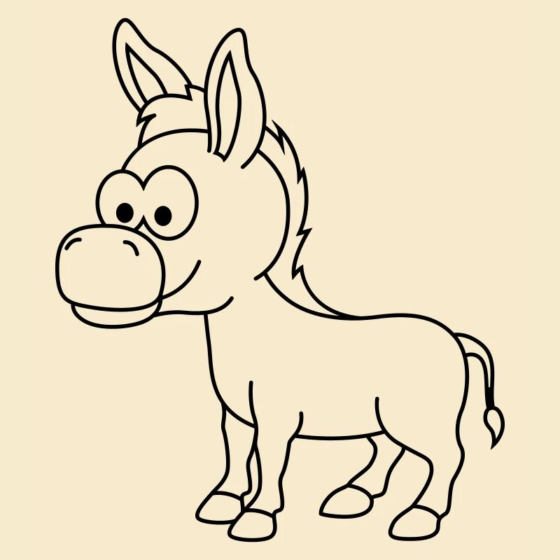 Âne Comic Animal