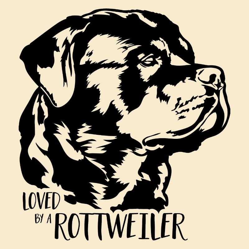 Loved by a Rottweiler Hunde Rottie Hund Wilsigns