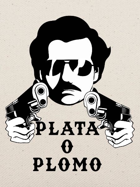 Pablo Escobar - Silber oder Blei-T-Shirt