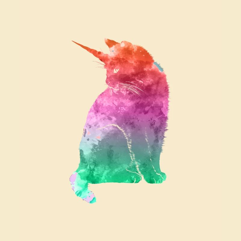 Einhorn Katze Geschenk