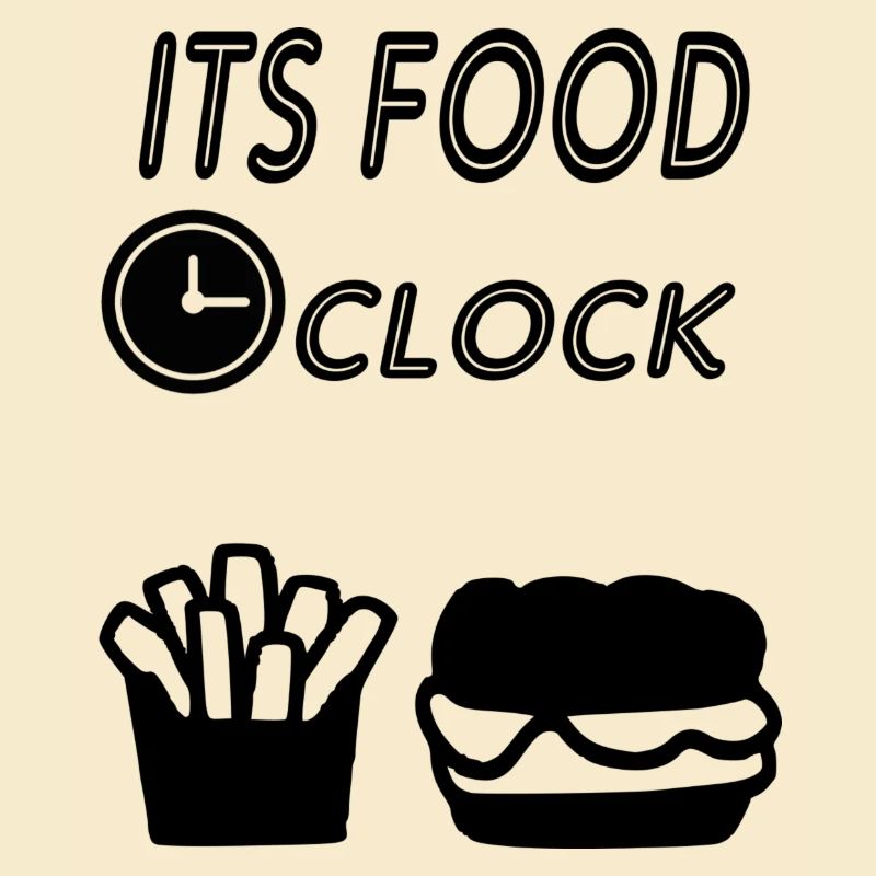sein Essen um Uhr