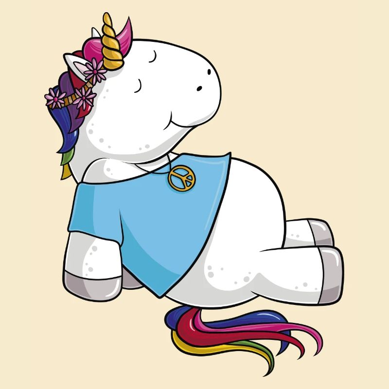 Hippie Einhorn Comic