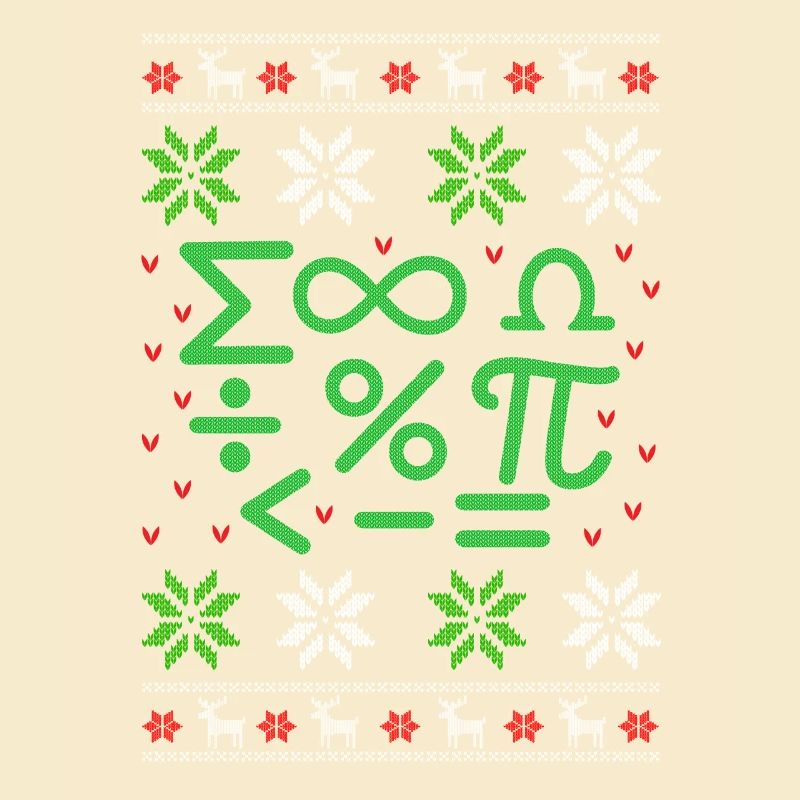 Mathematics formulas Ugly Christmas