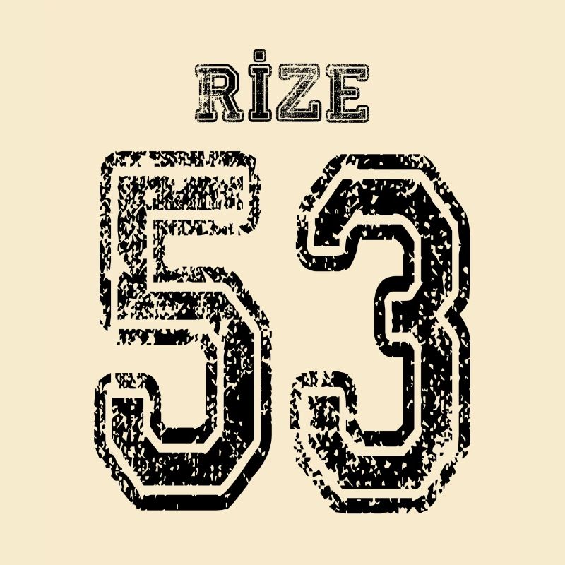 53 Rize plaque d'immatriculation turque comme un cadeau