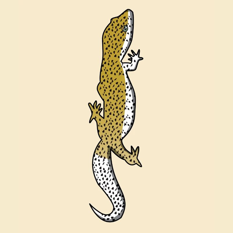 Eidechse - Gecko - Reptil - Geschenk - Echse