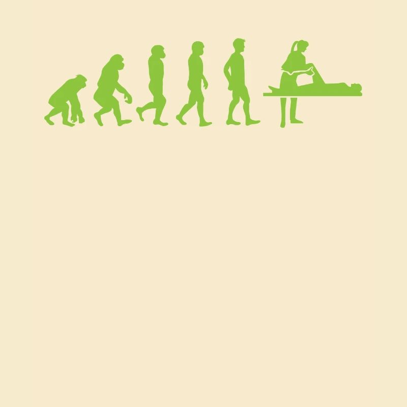 Evolution - Physiotherapeutin - Lustig - Geschenk