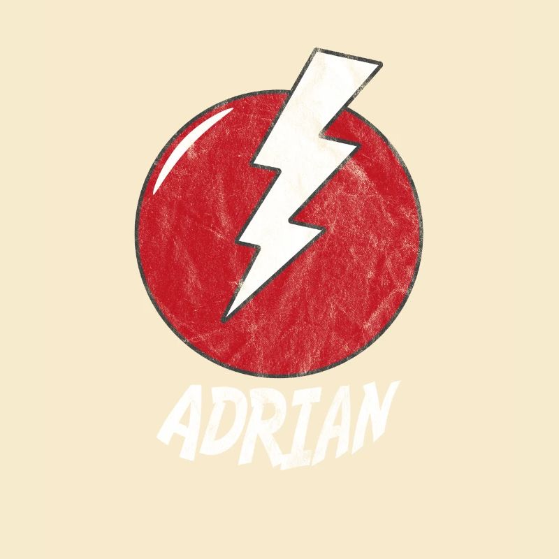 Blitz Namenshirt Superhero Superheld adrian