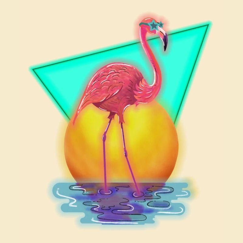80´s Flamingo