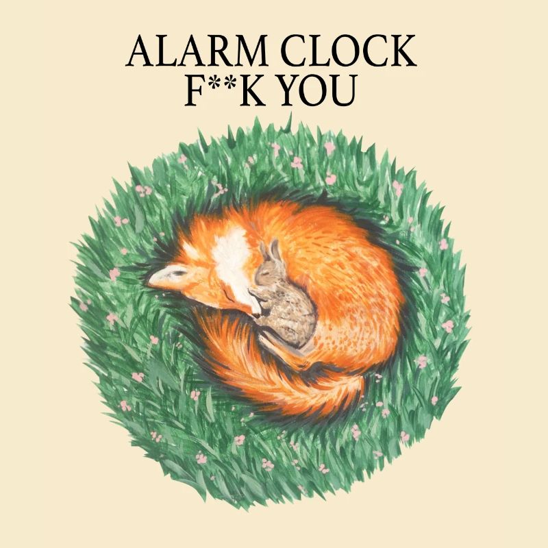 Fox and rabbit sleep peacefully