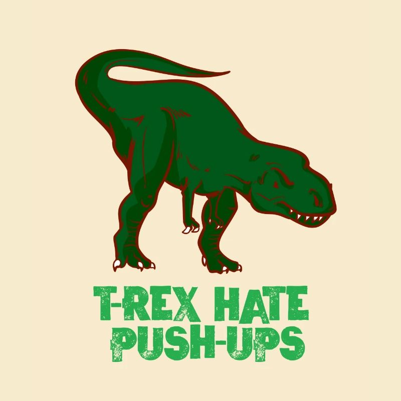 T-Rex - force de pompes de dinosaures