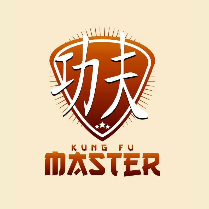 Kung Fu Meister Symbol Geschenk Geschenkidee