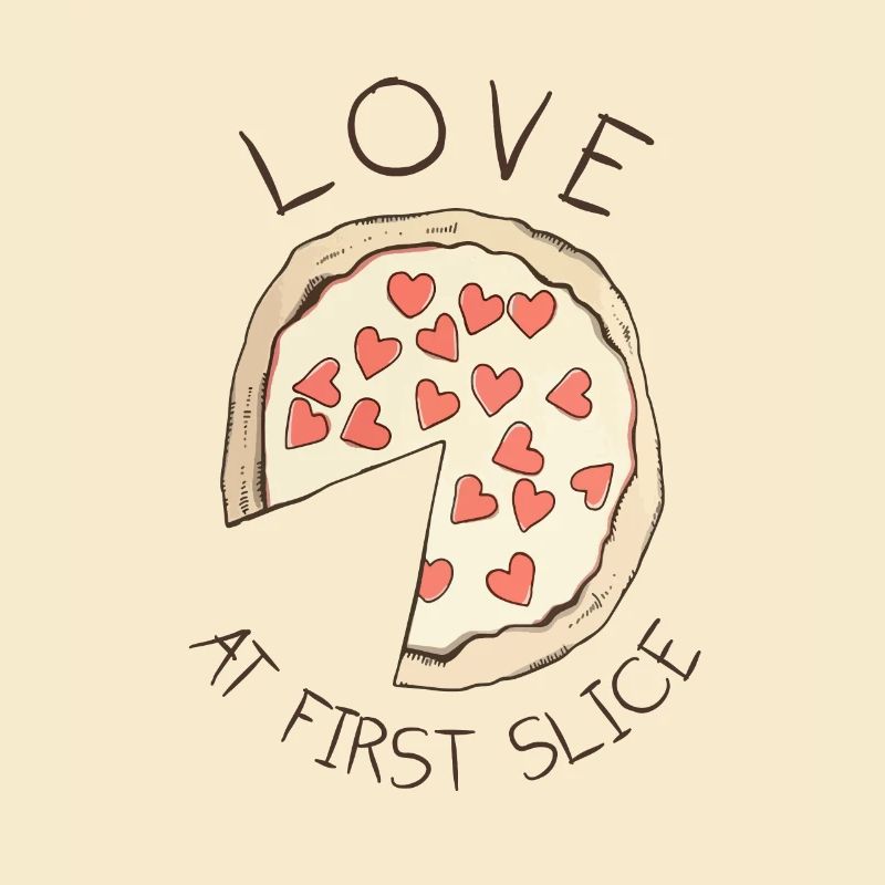 Pizza Love At First Slice