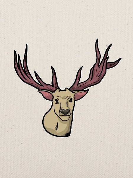 Unheimlich - Rentier - Hirsch - Hirschgeweih