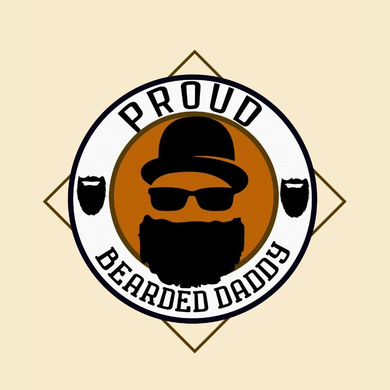 Proud bearded dad