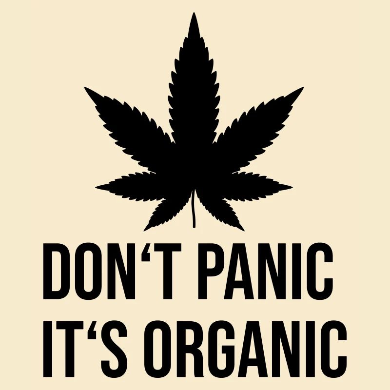 Do not panic it's organic hemp leaf
