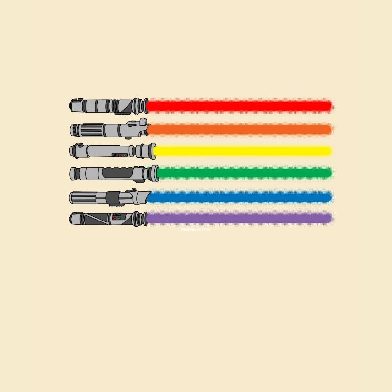 Laserschwert LGBT PRIDE Fahne Geschenk