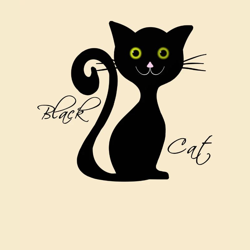 Schwarze Katze