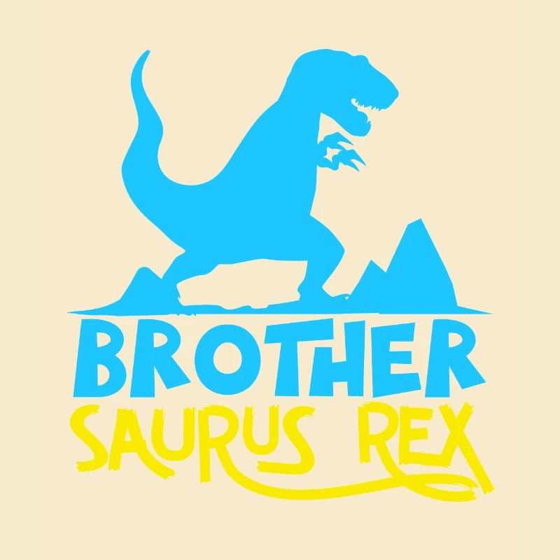 Brother Saurus Rex - Funny Dinosaur Graphic
