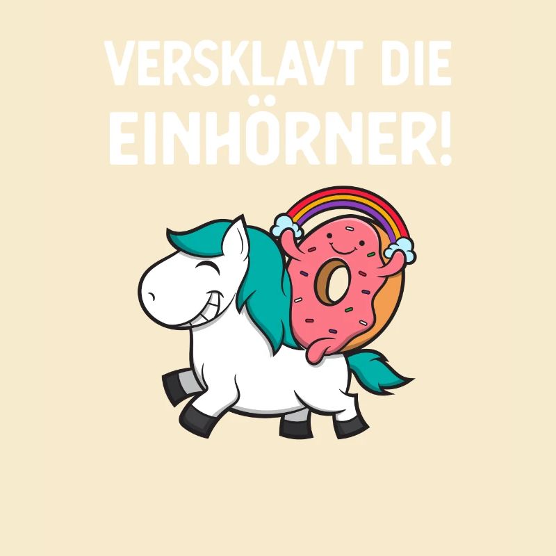 Versklavt die Einhörner Donut Geschenk