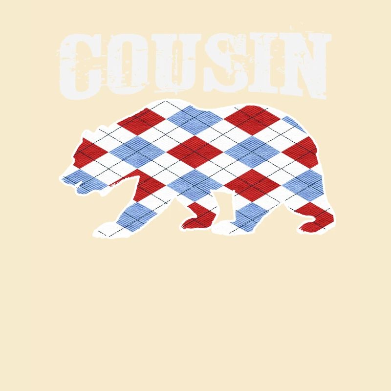 Conception de tshirt cousin