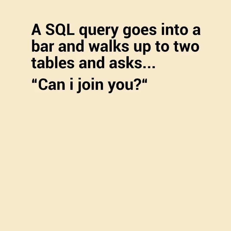 SQL Database Joke
