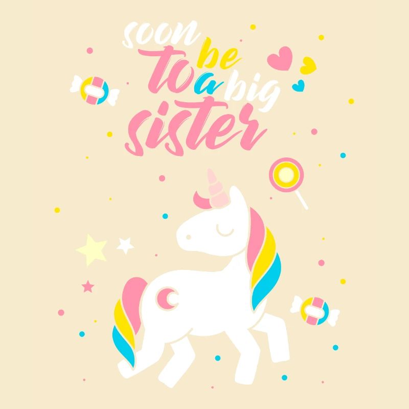 Ich werde große Schwester Einhorn Geschenk
