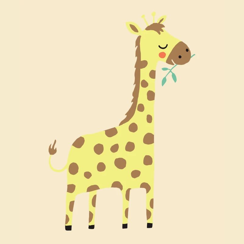 Giraffe Kind Girafe Child