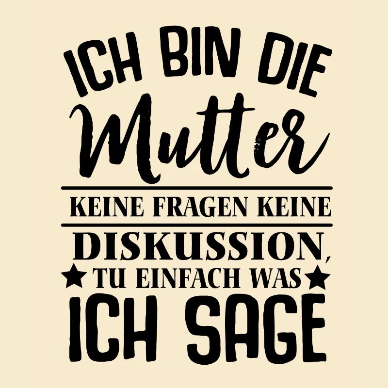 Mutter Kinder Gehorchen Muttertag lustig Geschenk