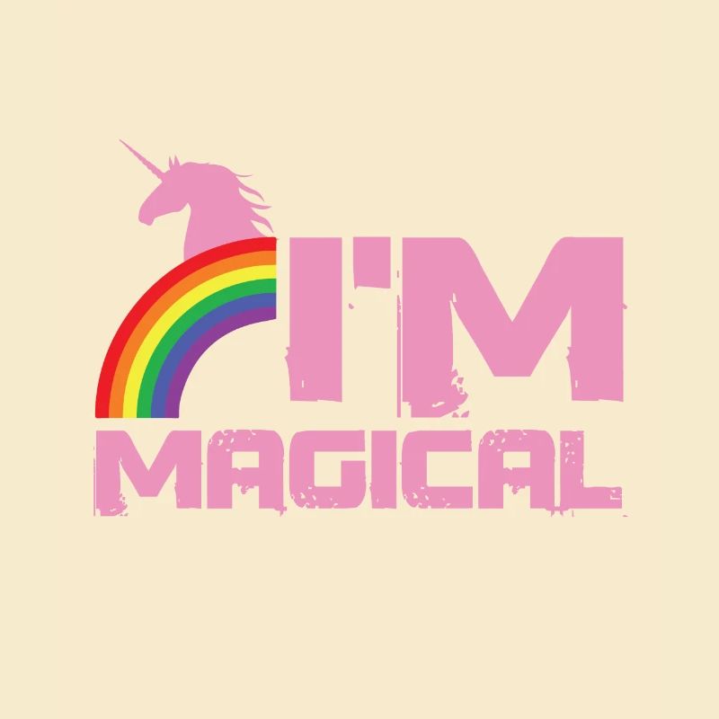 ich bin magisch einhörner regenbogen geschenk