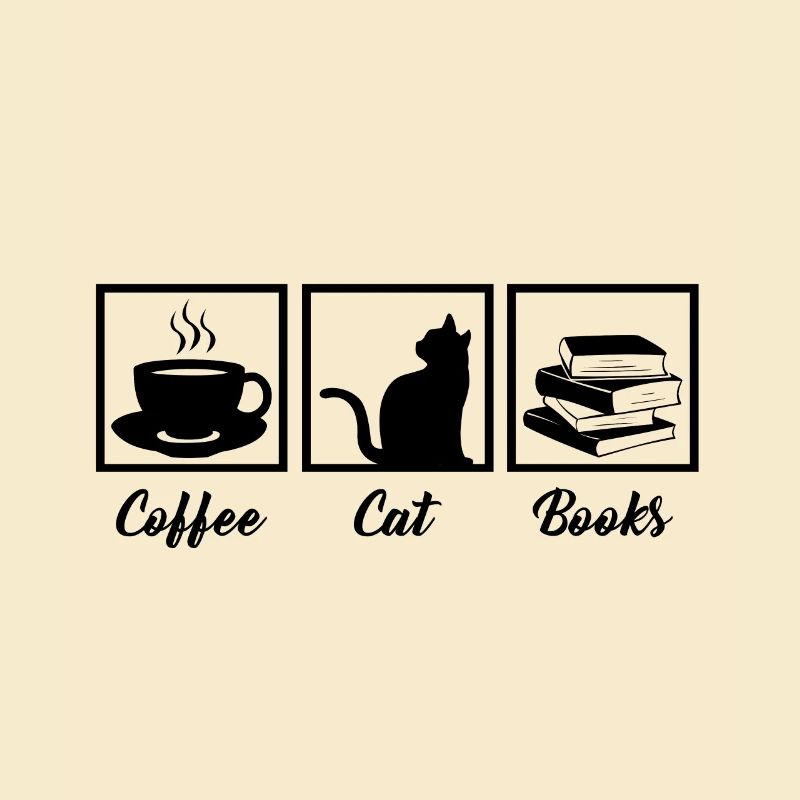 Kaffee Katze Bücher