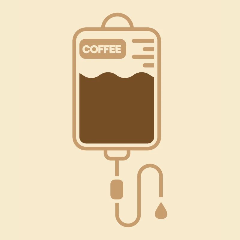 Tshirt Café - Infusion Café - Junkie au café