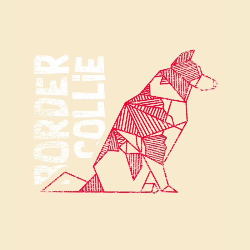 Border Collie geometric