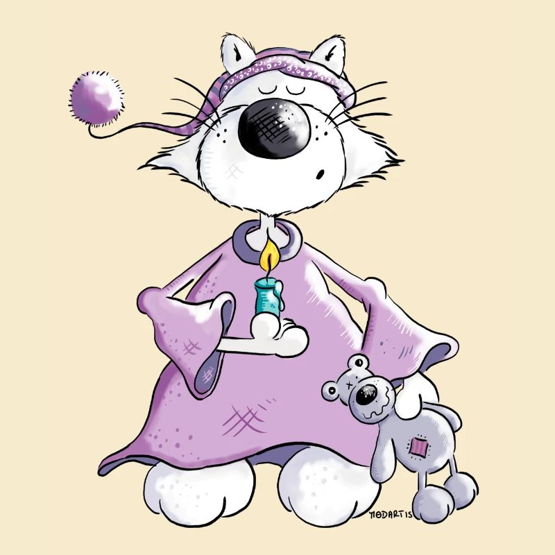 Sleepyhead - Cat - Teddy