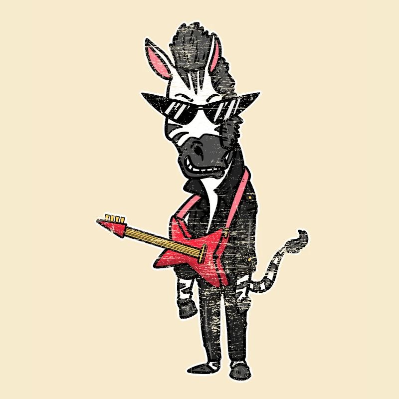 Zebra Rocker Geschenk