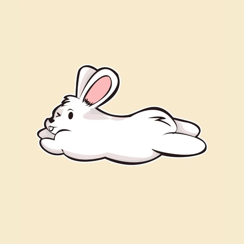 White Rabbit Rabbit Rabbit Comic Gift