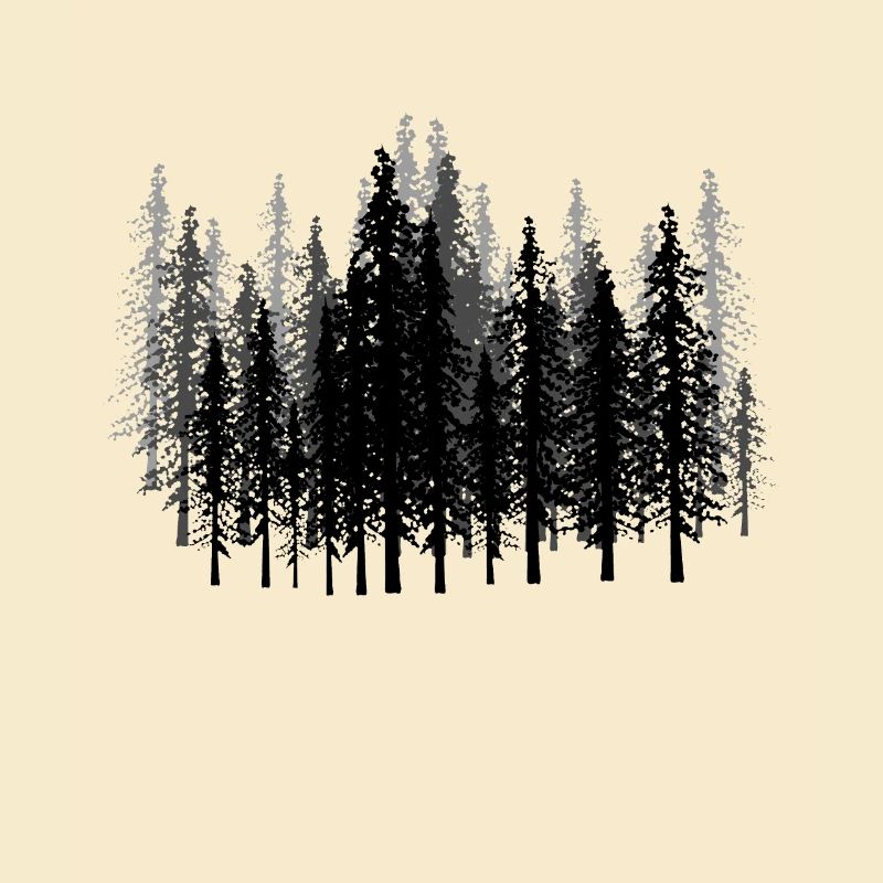 Forest Forests Forester Hunter Gift Idea Camping