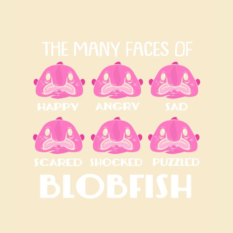 Blobfish Deep Sea Grumpy Introverted Gift