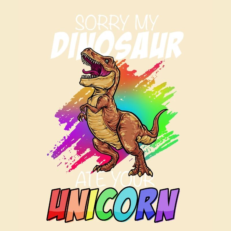 Lustiges TRex Einhorn-Dinosaurier-Einhorn