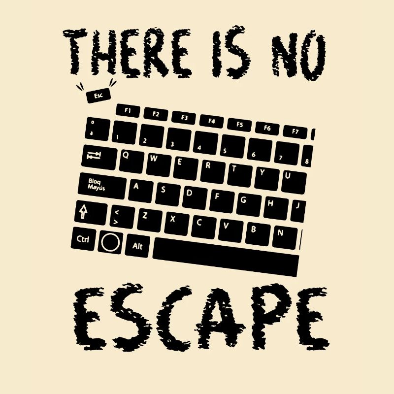 Nerd Geek Pun Escape Coder Funny Gift