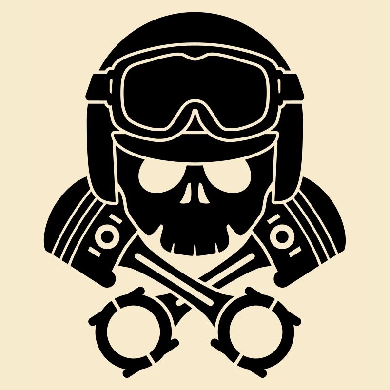kolben schädel helm