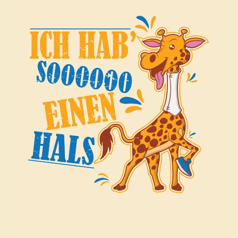 Giraffe mit Halskrause