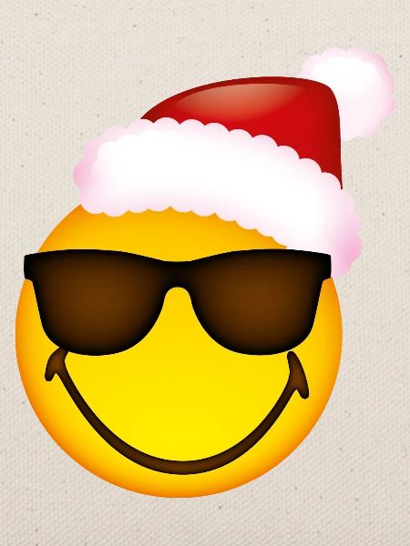 Smiley Glossy Sunglasses Christmas