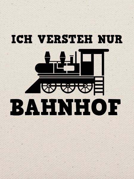 Ich versteh nur Bahnhof- Geschenkidee