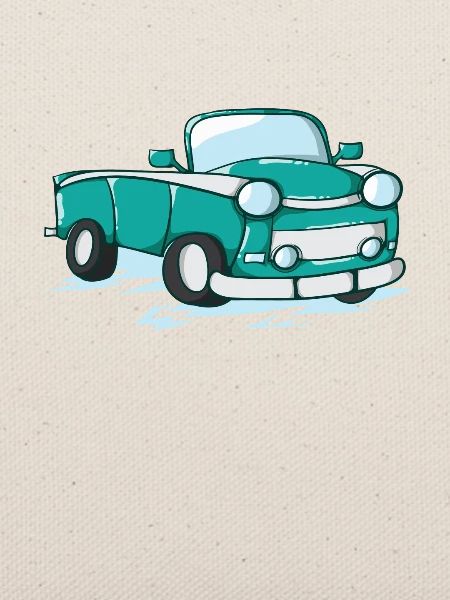 Auto Trabi als Comic