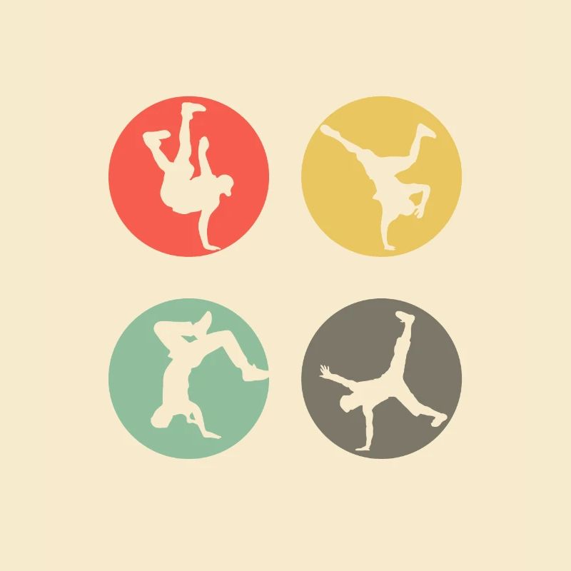 Retro Breakdance Bboying Gift I Breakdancing