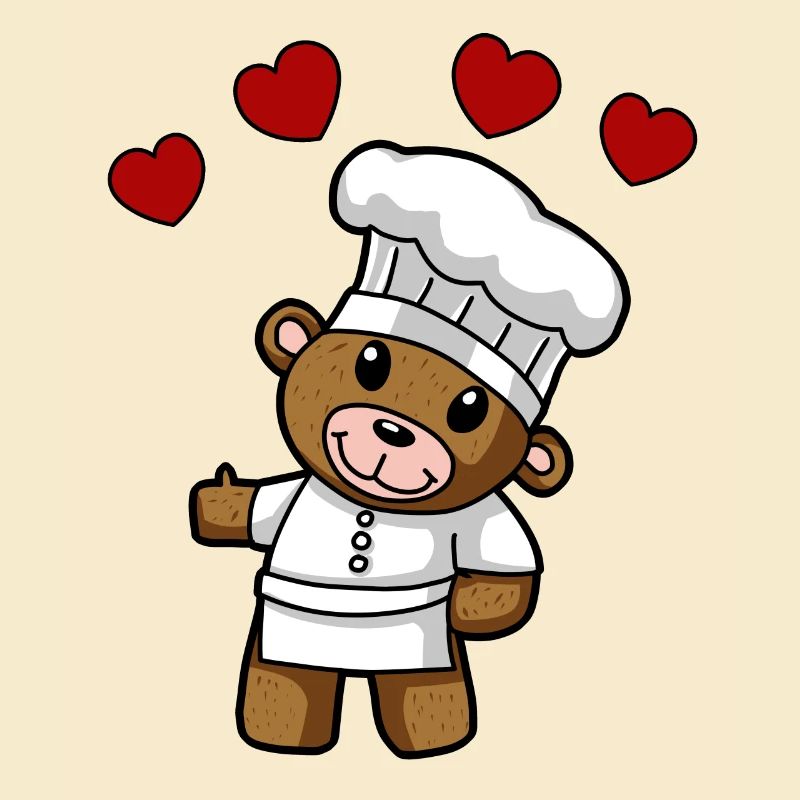 Teddy Chef Chef Chefs Cuisinier Hôte