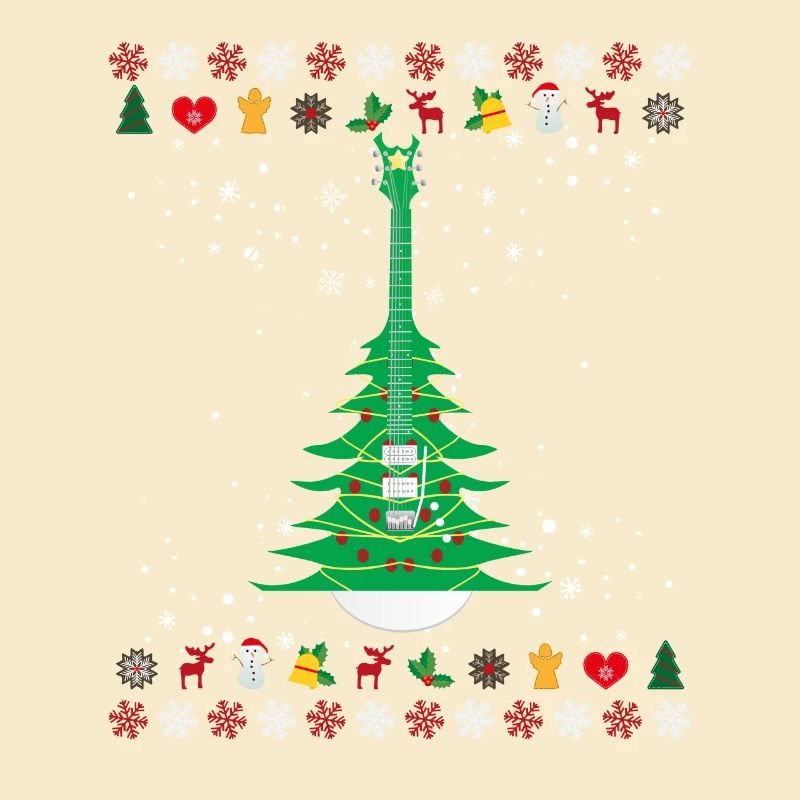 Gitarre Weihnachtsbaum