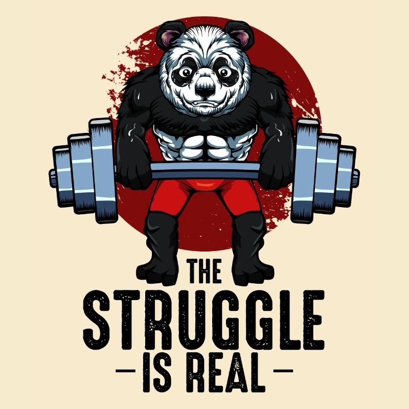 Body Building Panda Cool Bodybuilder Gift